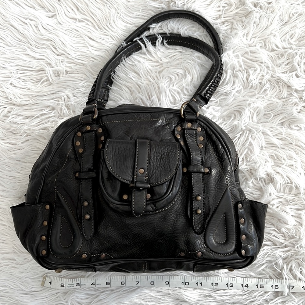 All Saints vintage leather bag